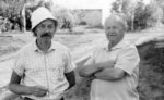 На пленере с И. И. Морозовым. 1980-е годы